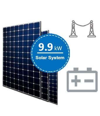 9.9kW Solar System Image