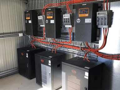 Solar Battery Installation Image