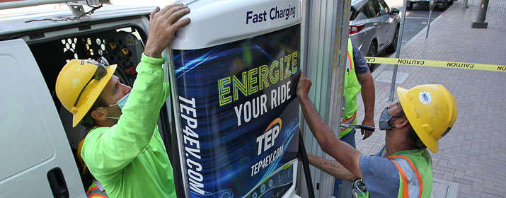 EV Charging Station Installation Image